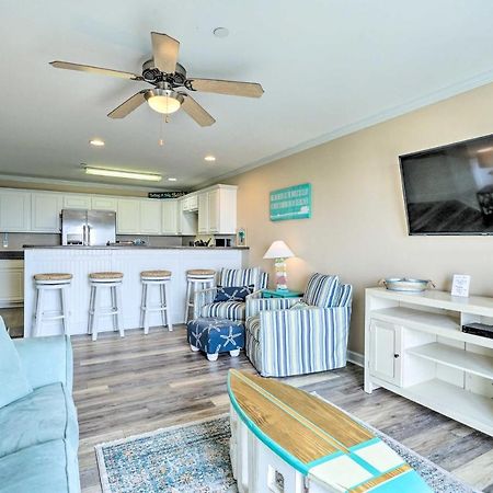 Ocean-View Oak Island Condo, 1 Block To Beach! Esterno foto